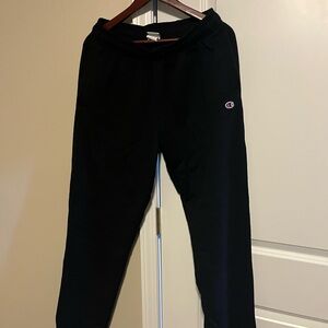 Champion Black Joggers with Logo